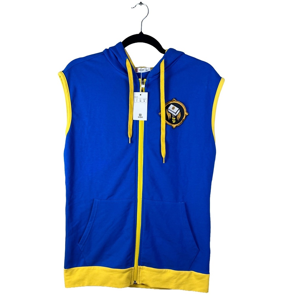 H2H World of Warcraft Alliance Zip Hoodie Vest Men's S Streetwear NWT